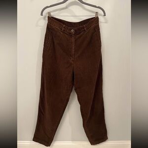 L.L. Bean Brown Corduroy Pants